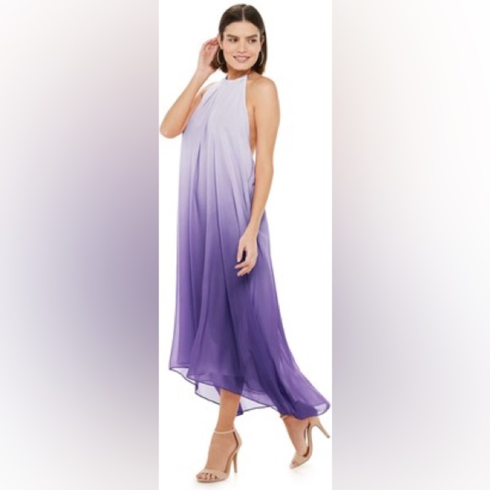 🌿NWT Jennifer Lopez Women’s Chain Halter Maxi Dress